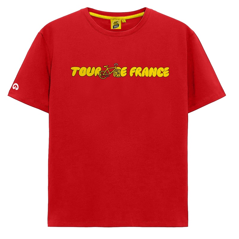T-Shirt bambino Tour de France 2025 – Rosso