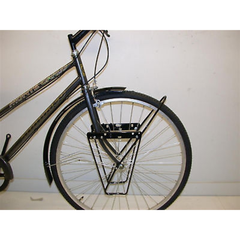 LOWRIDER FRONT PANNIER BAG LUGGAGE CARRIER RACK ALLOY TOURING BIKE-FIXIE CHEAP