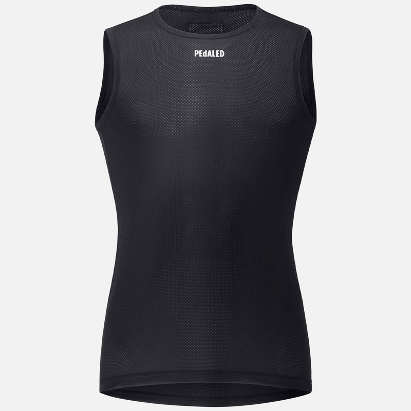 Maglia intima senza maniche Pedaled Essential – Nero
