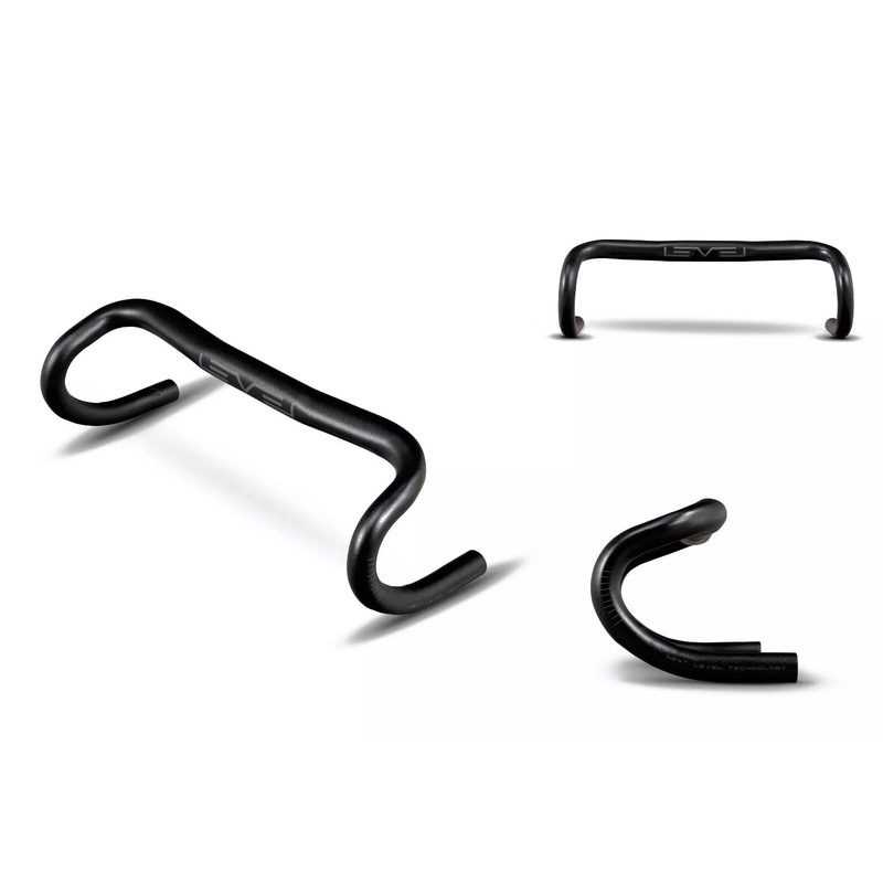 Ribble Level 6061 Alloy Road Racing Bike Drop Handlebars – 44cm 31.8mm Centre Black low price!