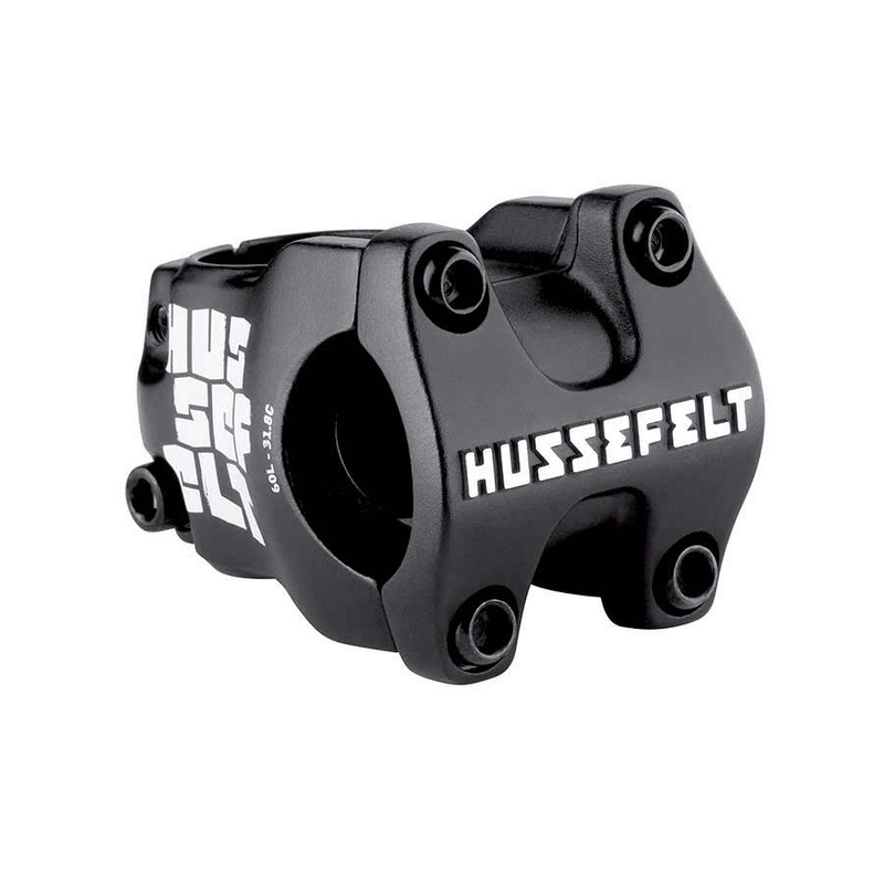 TruVativ Hussefelt Stem – 60mm 31.8 Clamp +/-0 1 1/8 Aluminum Black