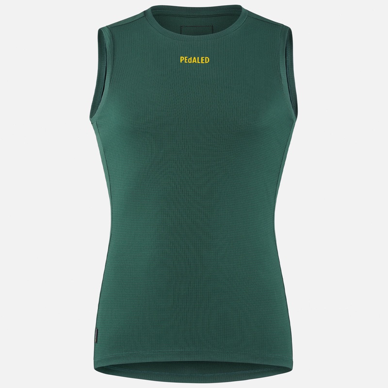Maglia intima senza maniche Pedaled Odyssey – Verde