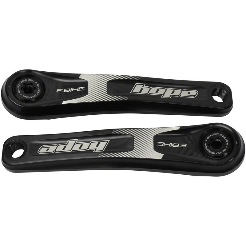 Hope Ebike Crank Arm Set – 165mm ISIS Specialized Offset Black