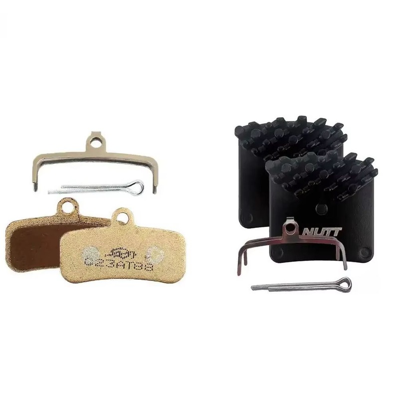 Nutt 4 Piston Brake Pad Metal Disc Brake Pad Ice-Tech Ceramics Hydraulic Brake Pad for Nutt Y5 Ebike Escooter 4 Pistons Caliper