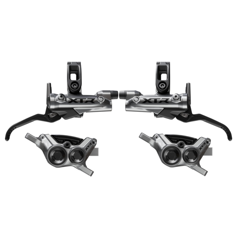 XTR 4-Piston Post Mount Hydraulic Disc Brake Upgrade Kit BL-M9220 Levers & BR-M9220 Calipers