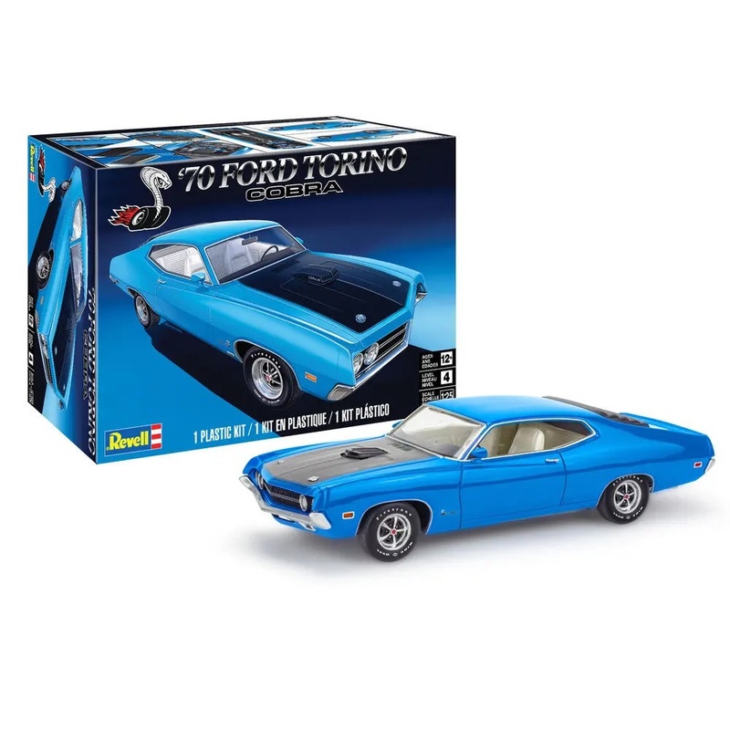 Revell 1970 Ford Torino Cobra Car Model Kit 1:25