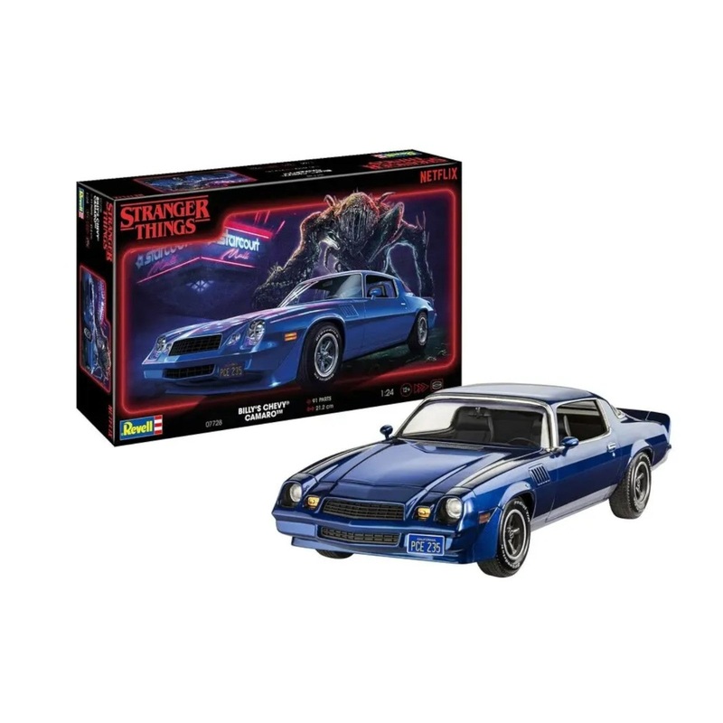 Stranger Things Billy’s Chevy Camaro Revell Car Model Kit 1:24