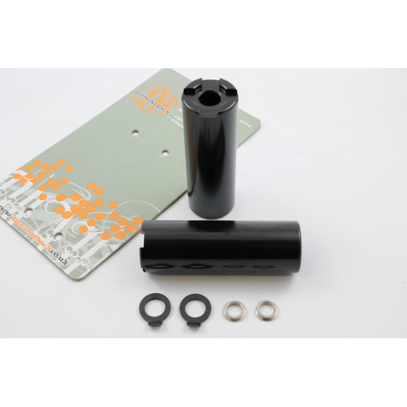 DIAMONDBACK M PEGS BMX BIKE STUNT PEGS TRICK NUTS FITS 10 & 14mm AXLE DBX111BLK