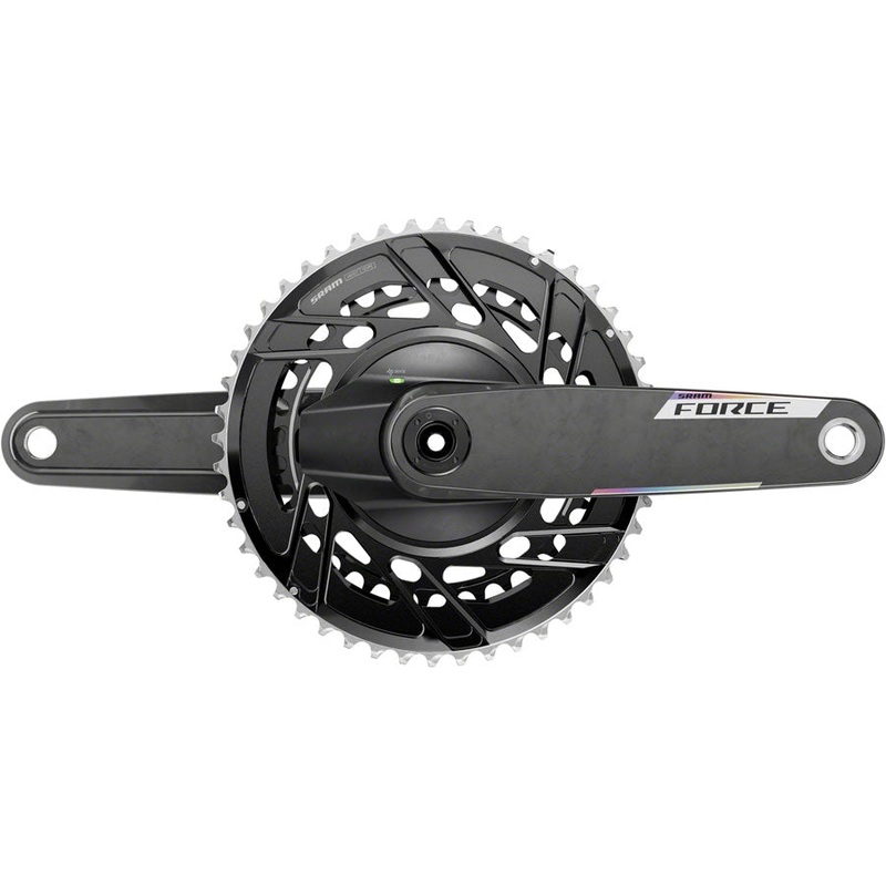 SRAM Force AXS Power Meter Crankset – 160mm 12-Speed 48/35t Thread Mount 8-Bolt PM Spider DUB Spindle Carbon E1
