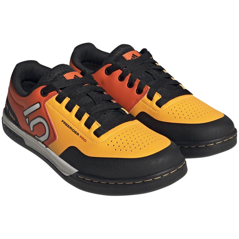 Five Ten Freerider Pro Flat Shoes – Mens Solar Gold/Ftwr White/Impact Orange 13