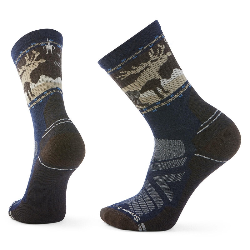 Hike Light Cushion Mountain Moose Crew Socks – Men’s