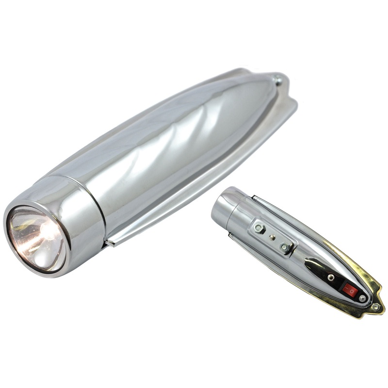 70s,80s STYLE RALEIGH CHOPPER RETRO STYLE TORPEDO SHAPE FRONT CYCLE LIGHT LAMP