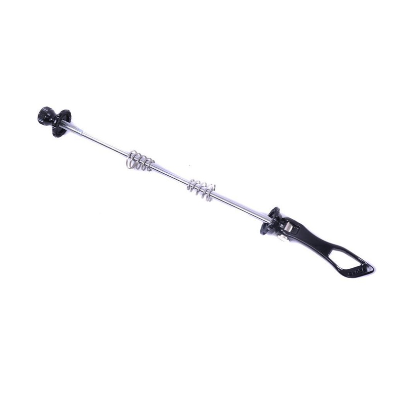 HIGH QUALITY LIGHTWEIGHT QUICK RELEASE REAR AXLE SKEWER 165mm BLACK BARGAIN