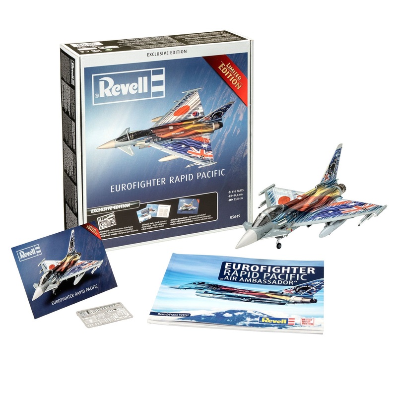 Revell Eurofighter Rapid Pacific Exclusive Edition Plane Model Kit Typhoon Fighter Jet 05649
