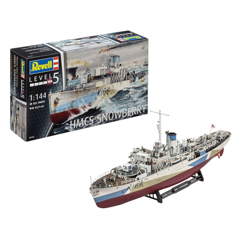 Revell Flower Class Corvette HMCS Snowberry 1:144 WW2 Allied Ship Model Kit