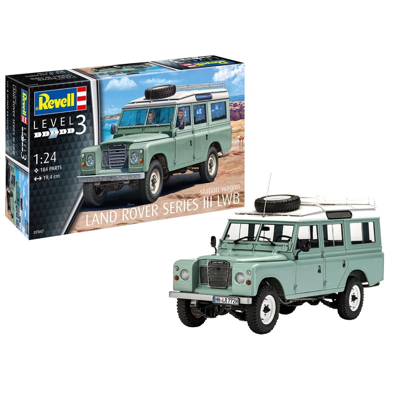 Revell Land Rover Series III 1:24 Scale Classic 4×4 Model Kit