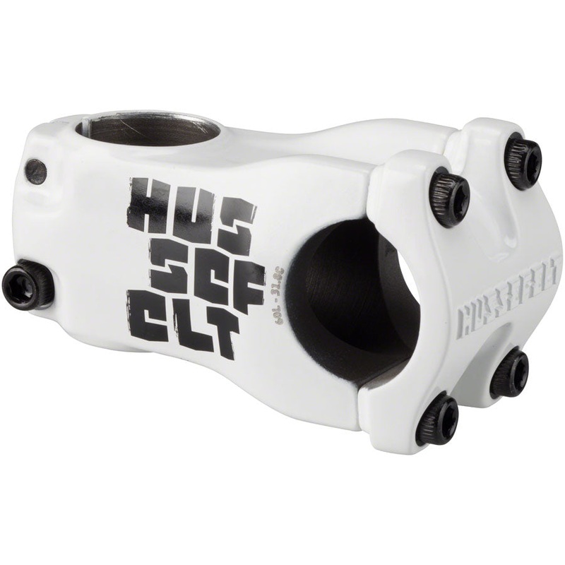 TruVativ Hussefelt Stem – 60mm 31.8 Clamp +/-0 1 1/8 Aluminum White