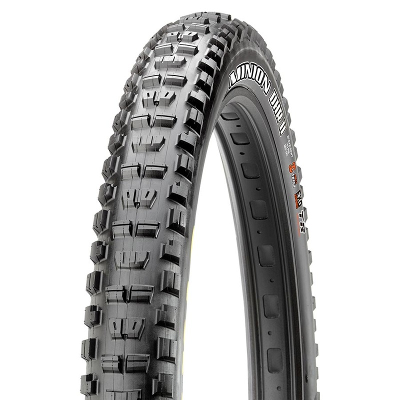 Maxxis Minion DHR II Tire – 29 x 2.4 Tubeless Wire BLK BikePark DH Wide Trail