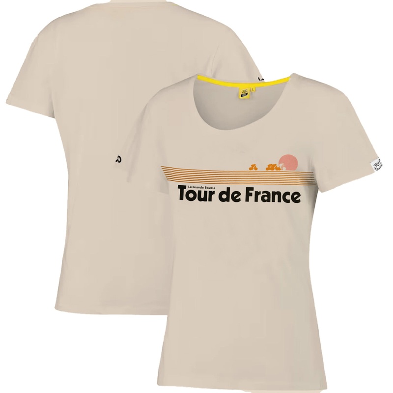 T-Shirt donna Tour de France Lignes – Grigio