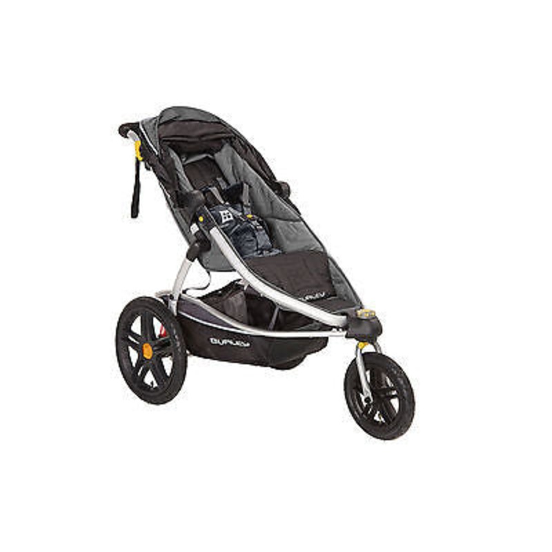 BURLEY SOLSTICE STROLLER JOGGER, BUGGY, PUSHCHAIR BLACK + SUSPENSION RRP 399.99
