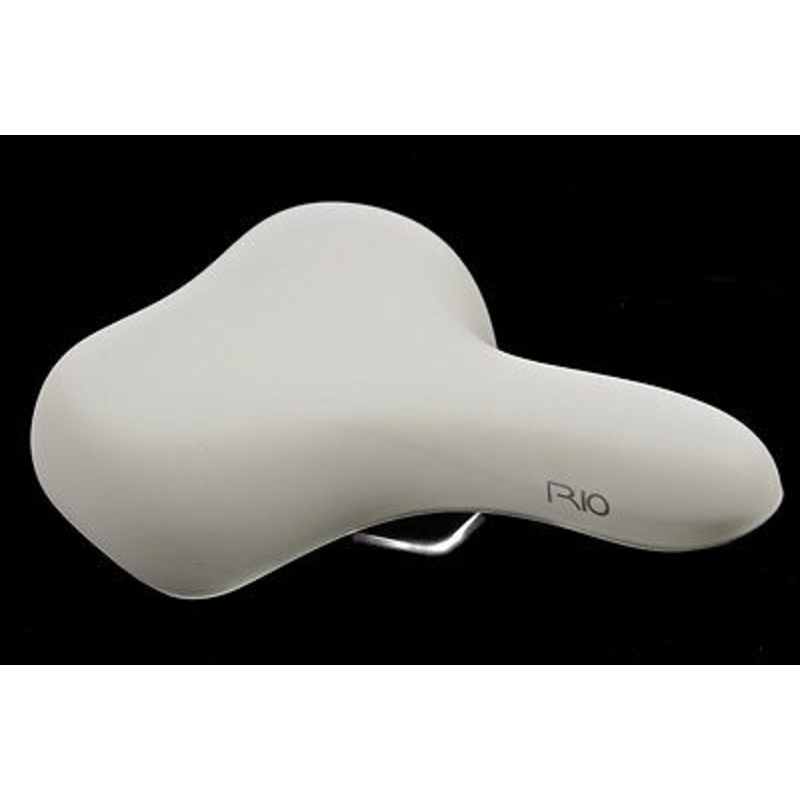 SELLE ROYAL RIO LADIES BIKE SADDLE CLASSIC WHITE SOFT VACUUM FORMED COMFORT