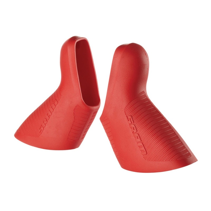 SRAM 2013 10-Speed Textured Brake Hood Covers (Red/Red 22/Force 22) (Red)