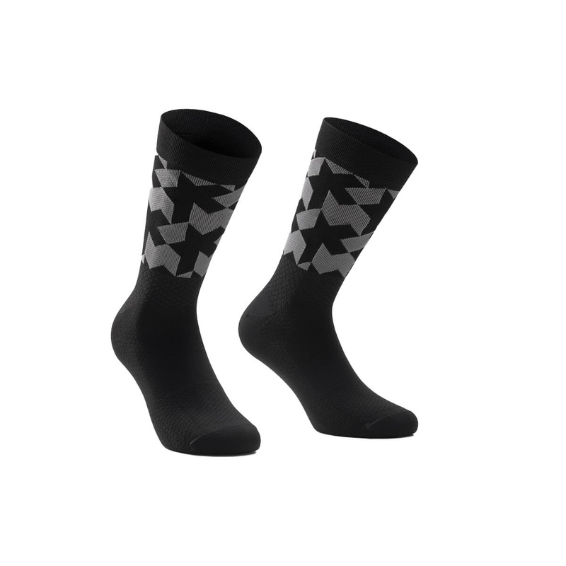 Assos Monogram Socks Evo|0 (EU 35-38)|I (EU 39-42)|II (EU 43-46)|BLACK|STONE BLUE|WHITE