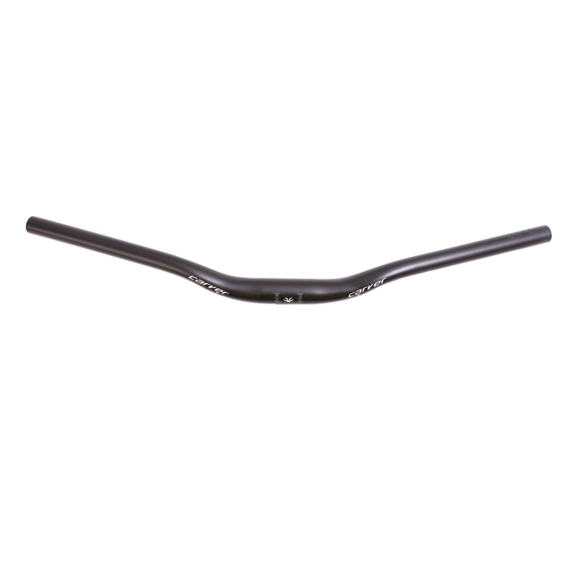Carver Branded Alloy Riser MTB Handlebar 630mm Wide With A 30mm Rise Black Sale