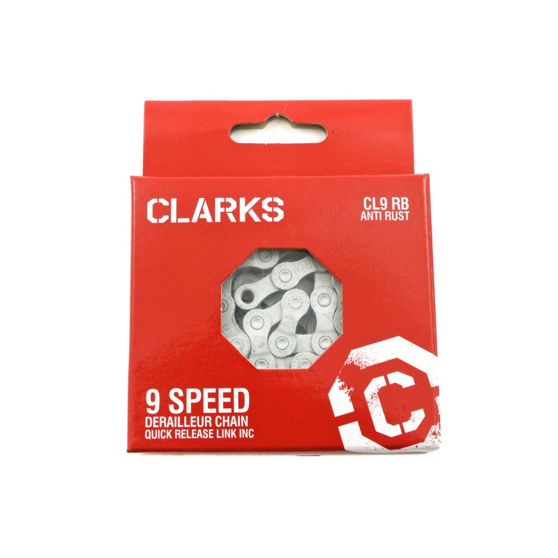 CLARKS 9 SPEED NARROW CHAIN MTB-ROAD-HYBRID 1-2 x 1 1-128116 LINK CL9RB 40% OFF
