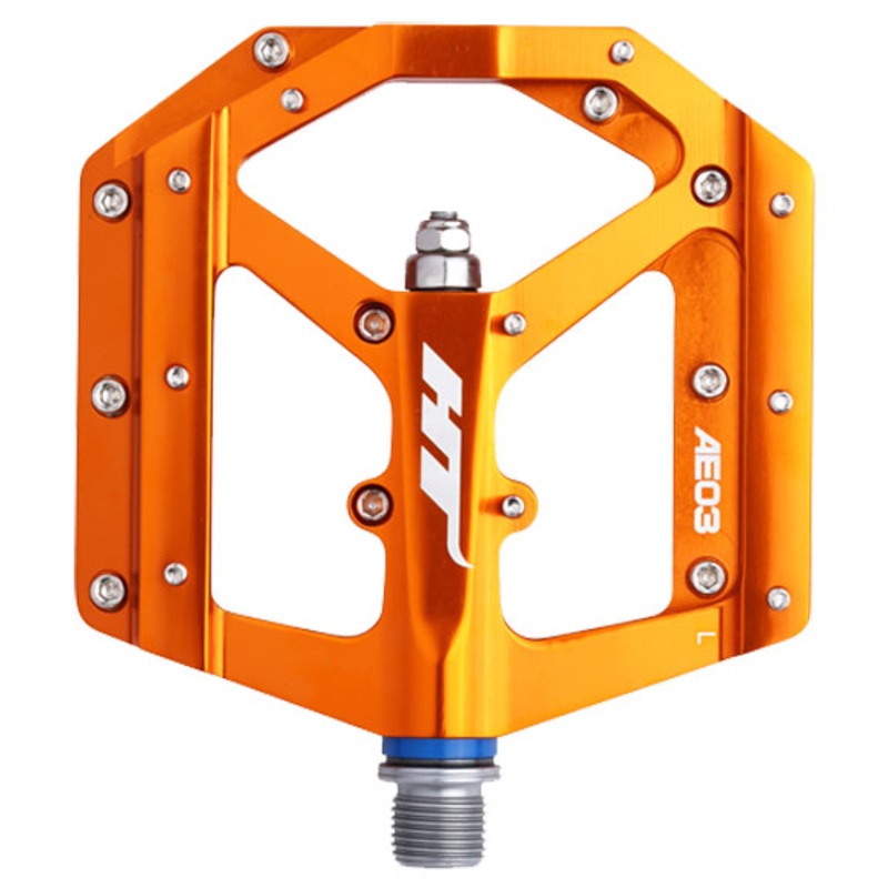 HT Components AE03(EVO+) Pedals – Platform Aluminum 9/16 Orange