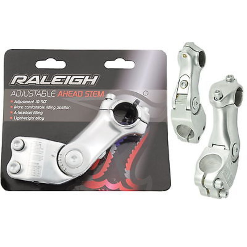 RALEIGH AHEAD ADJUSTABLE RAKE STEM POLISHED Alloy 1 1-8 100mm GNJ123