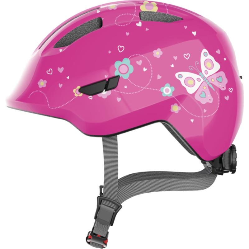 Smiley 3.0 Bike Helmet- Kid’s|Pink Butterfly|Shiny Blue|Shiny Red|Green Robo|Blue Whale|Small|Medium