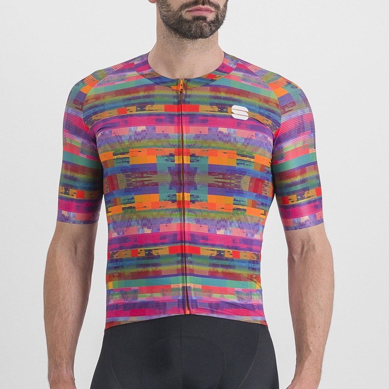 Maglia Sportful Glitch Bomber – Rosa