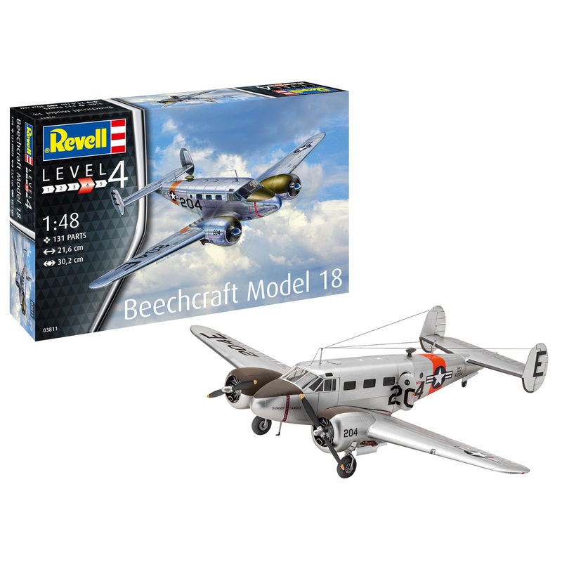 Revell Beechcraft Model 18 Plane Model Kit 1:48