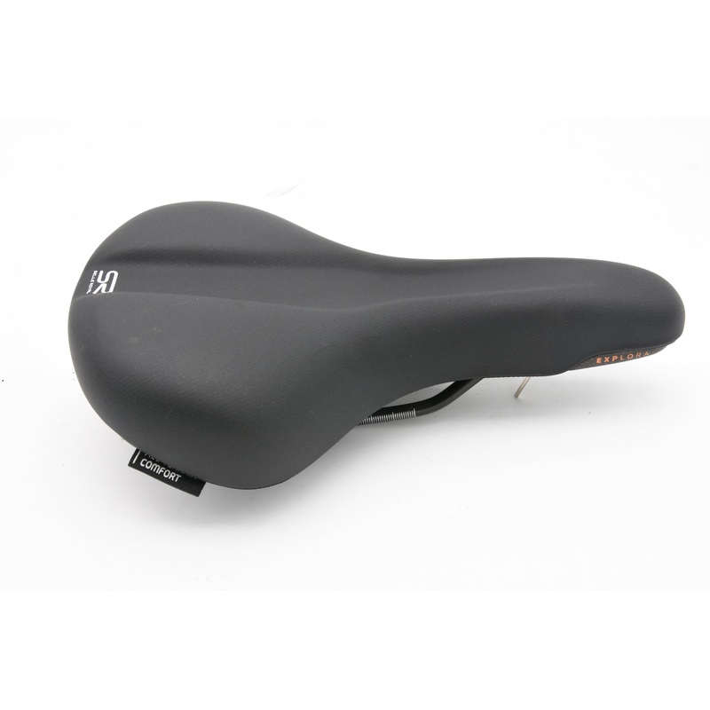 Selle Royal Explora Moderate Mens Gel Bike Saddle Black 273mm x 171mm Comfort