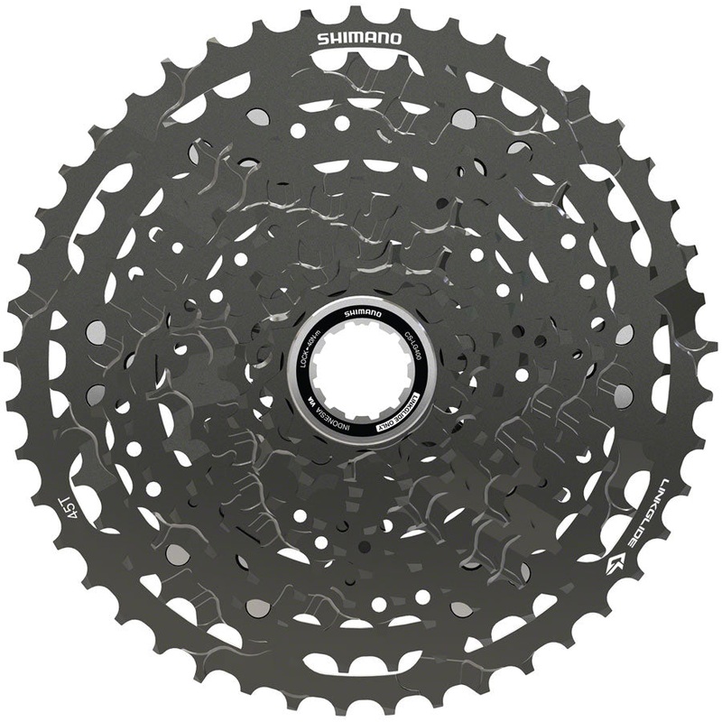 Shimano CUES  CS-LG400-11 Cassette – 11-Speed 11-45t LINKGLIDE Black