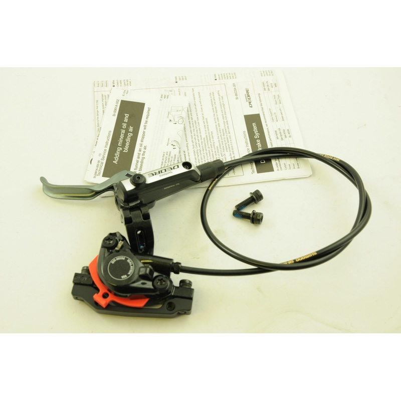 SHIMANO DEORE HYDRAULIC DISC M-596 LEFT HAND BRAKE LEVER & FRONT CALIPER CABLE