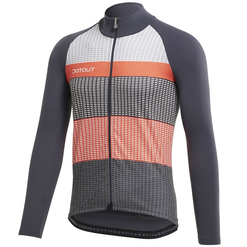 Maglia maniche lunghe Dotout Fanatica Wool – Grigio arancio