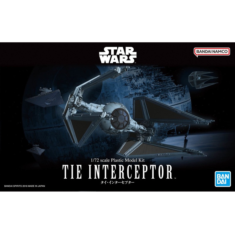 Revell Star Wars TIE Interceptor Bandai Spacecraft Model Kit Easy-Click 01212