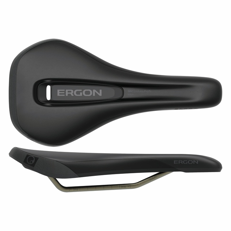 Ergon SM Enduro Pro Saddle – Titanium Stealth Men Medium/Large