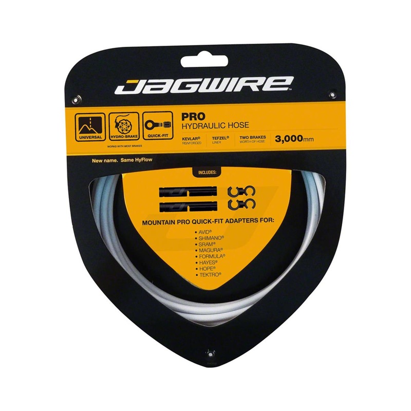 Jagwire Mountain Pro Hydraulic Disc Hose Kit (White) (3000mm) (Requires Jagwire Mountain Pro Quick-Fit Kit)