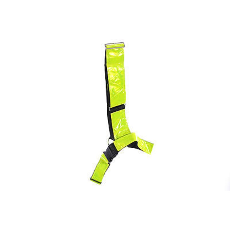 HI VIZ HORSE RIDERS HIGH QUALITY 3 WIDE VISILITE BRIGHT SAFETY BELT LARGE
