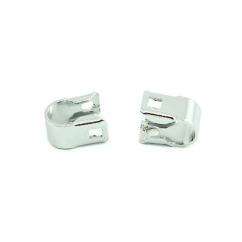 PAIR RALEIGH CHOPPER SISSY BAR SEAT CLAMPS ORIGINAL RMM253 NOS MADE IN 1970s