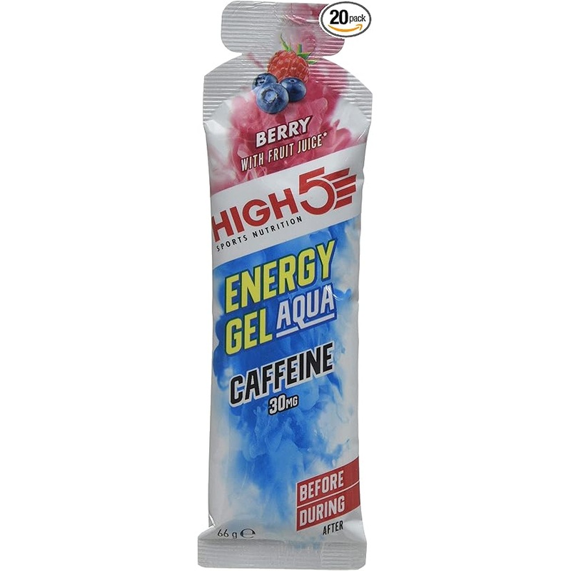 High5 Sports Energy Caffeine Aqua Gel Berry x1