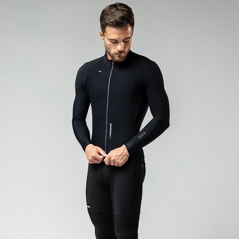 Maglia maniche lunghe Gobik Pacer Solid Jasper – Nero