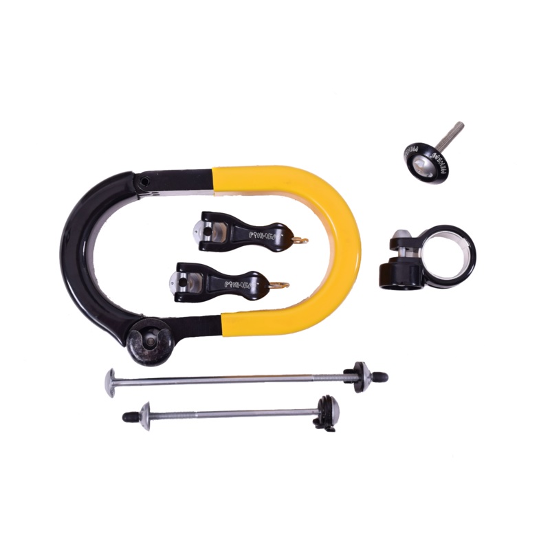 Pinhead City Bike Frame, Wheel, Seatpost, Headset Lock Set Heavy Duty Q-R Wheels