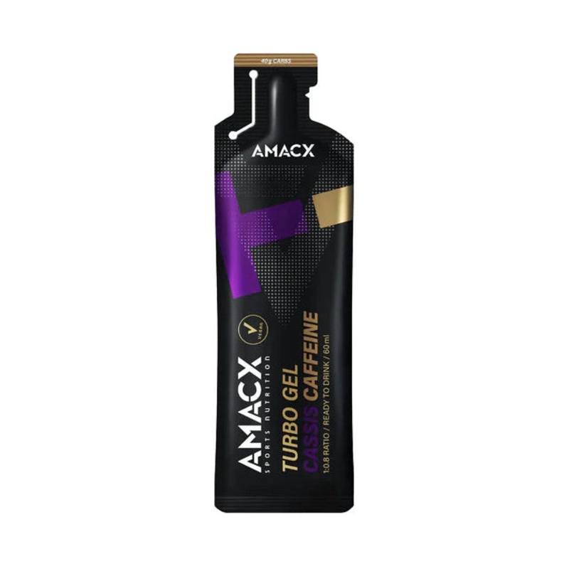 Turbo Gel – Single|Cassis (Blackcurrant) with Caffeine|Citrus|Cola Lime