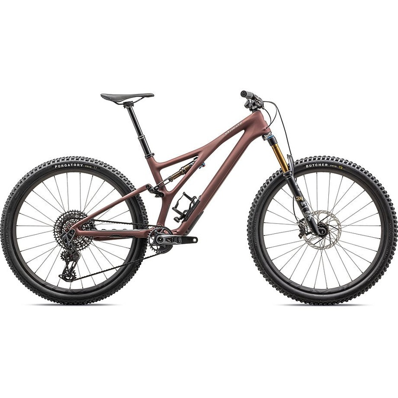 2024 Specialized Stumpjumper pro bike satin rusted red / dove grey s1