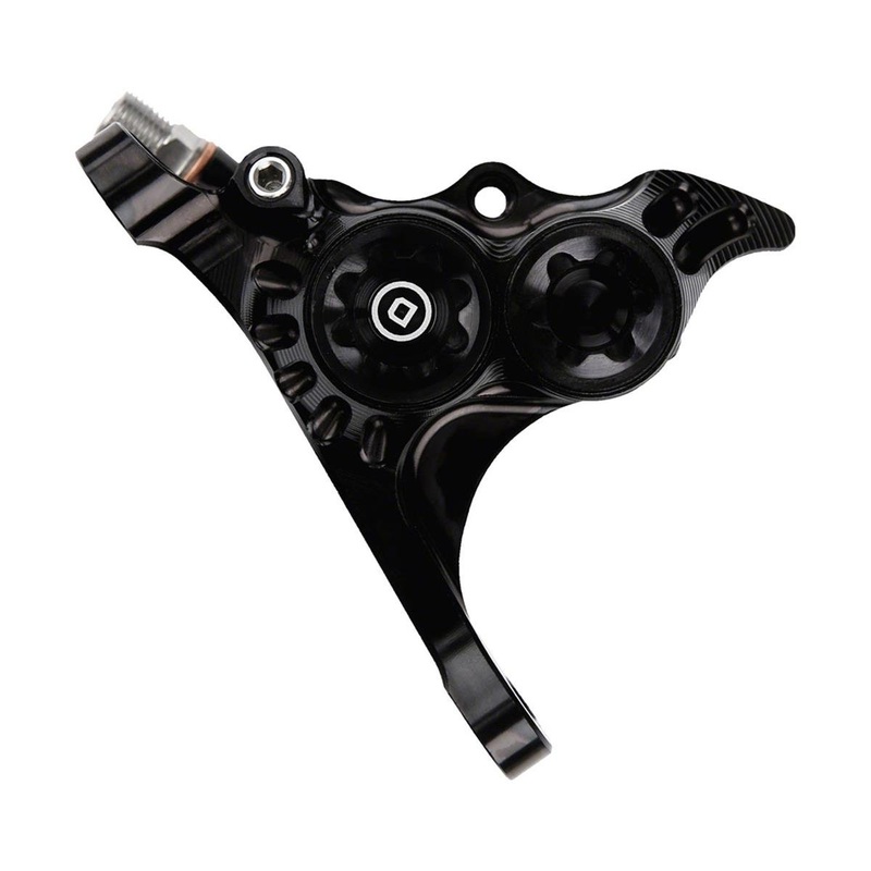 Hope RX4+ Road/Gravel Disc Brake Caliper (Black) (Hydraulic) (Front) (Front Flat DM +20) (DOT)