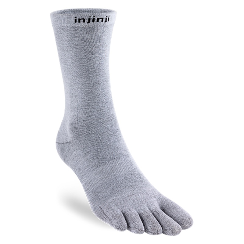 Liner Crew Sock – Unisex|Gray|Large